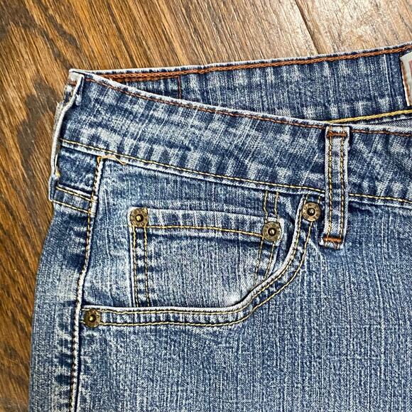 Levi's Signature Jeans Size Misses 14 Short - Stretch Low Rise Boot Cut - Picture 7 of 11